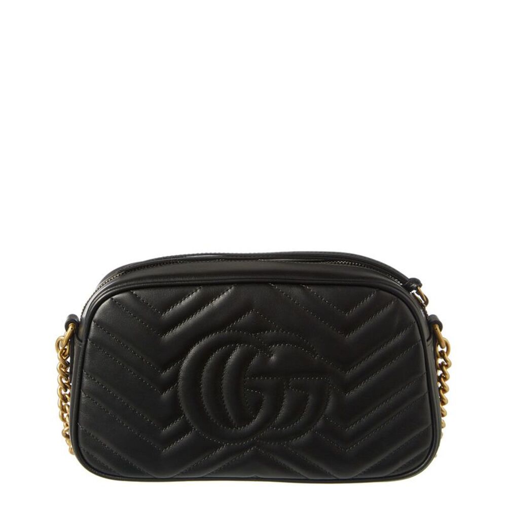 Gucci Gg Marmont Small Matelasse Leather Crossbody Camera Bag - Picture 2 of 3